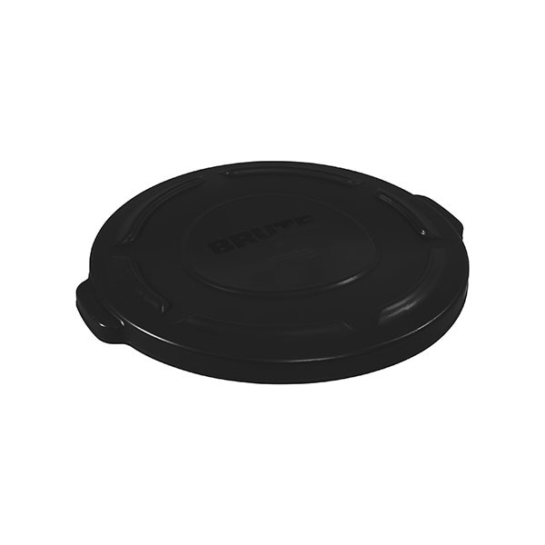 Rubbermaid Rubbermaid Brute Flat Trash Can Lid 20 Gallon, Black